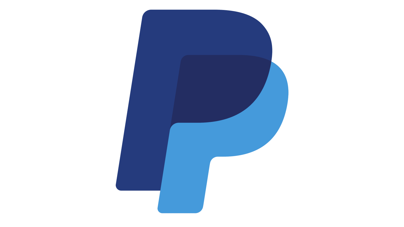 paypal logo png white