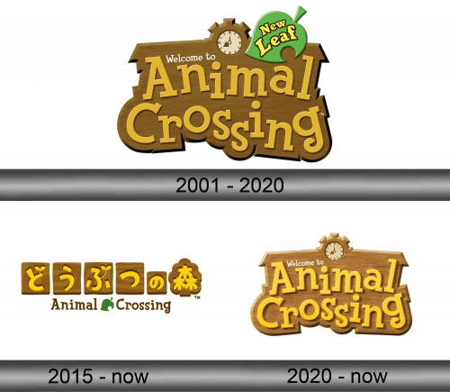 Animal Crossing Logo history