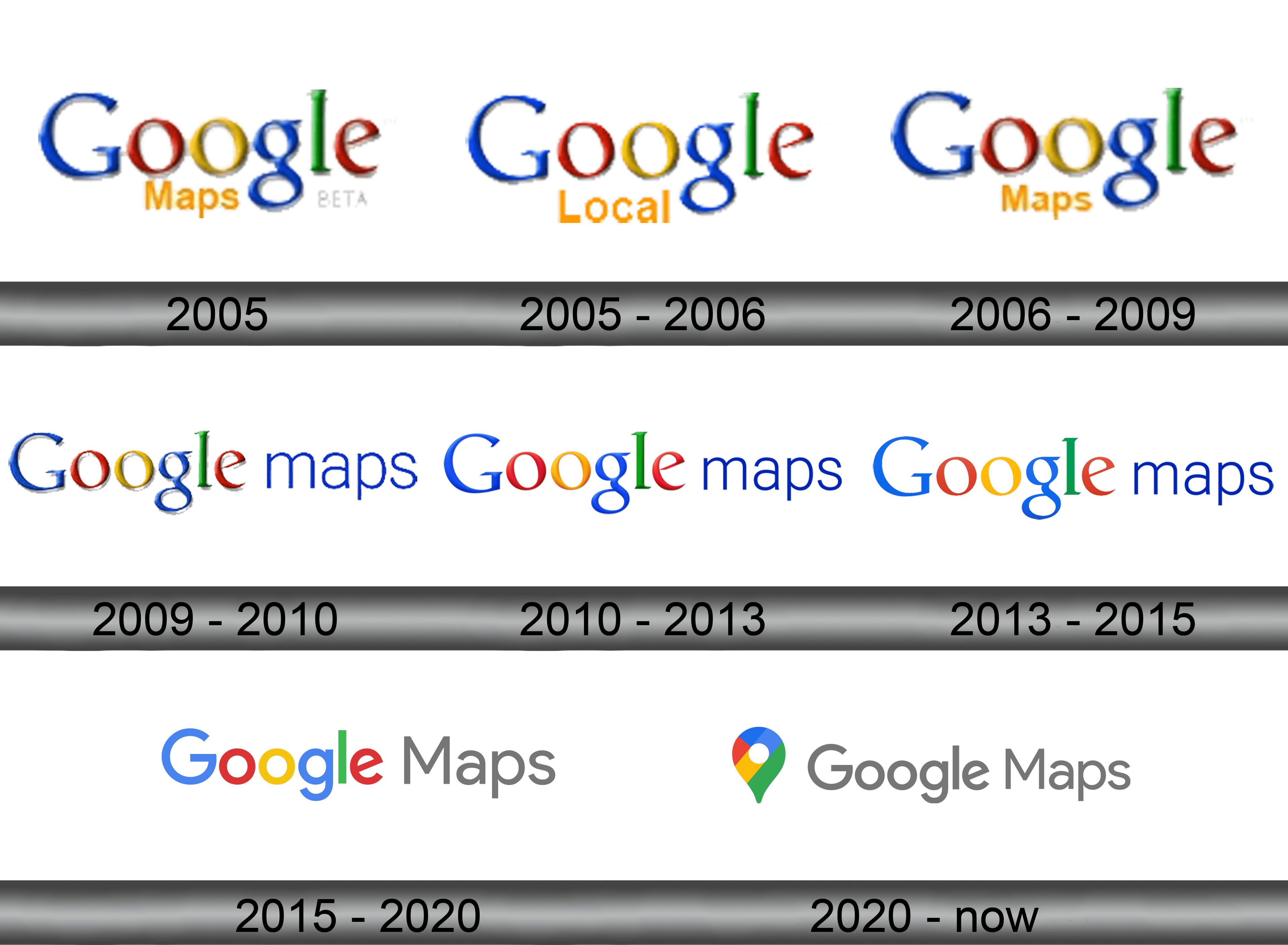 Google Maps Logo History 