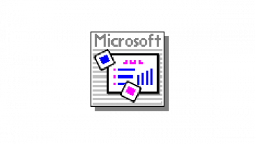 Microsoft PowerPoint Logo 1990