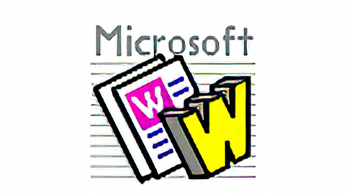 Microsoft Word Logo 1987