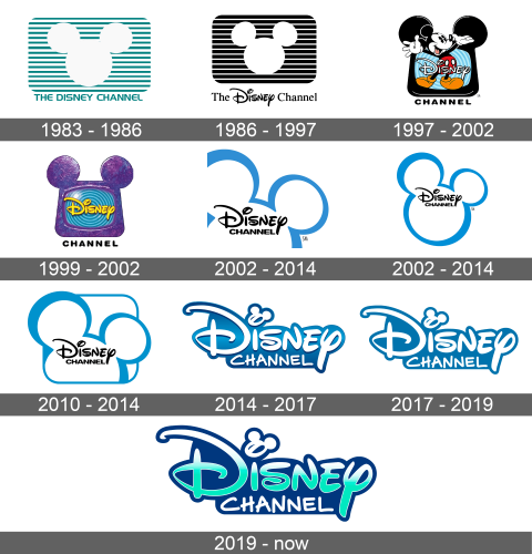 Disney Channel Logo history