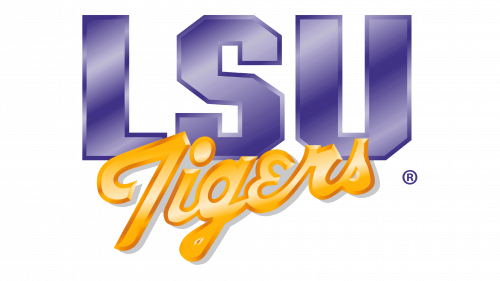 LSU Tigers Logo 1990