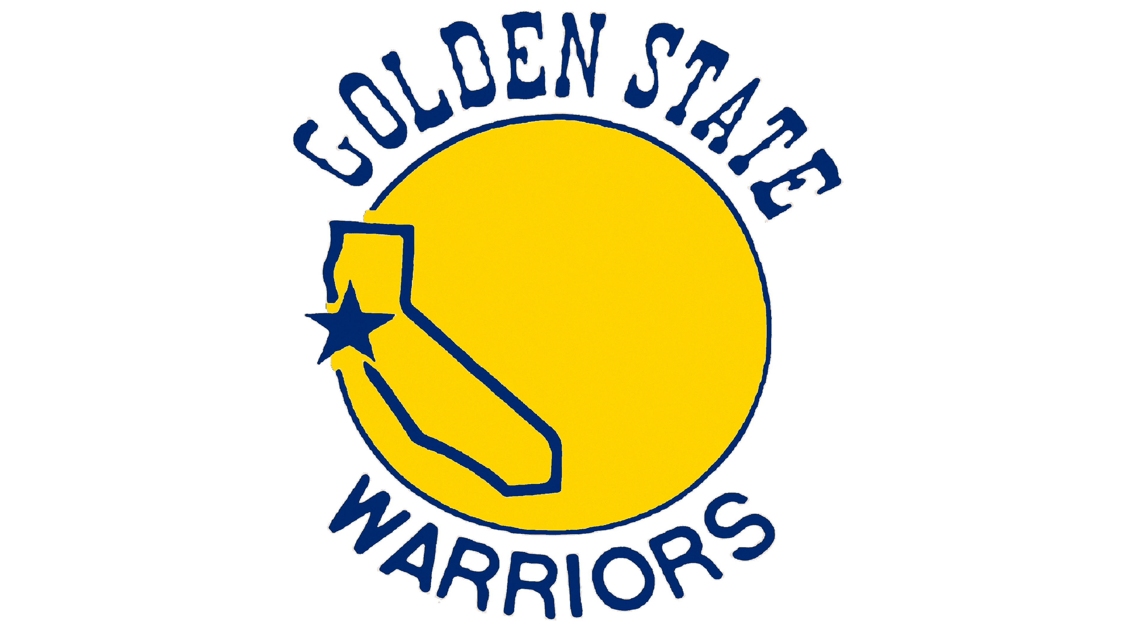 Warriors Logo Black And White, HD Png Download - kindpng