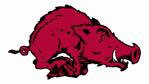 Arkansas Razorbacks Logo 1955