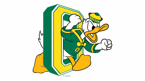 Oregon Ducks Logo 1974
