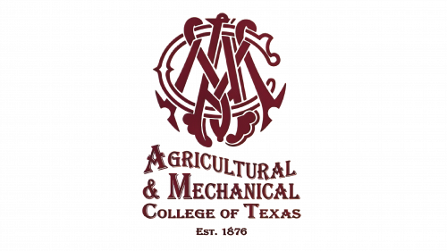 Texas A&M Aggies Logo 1886