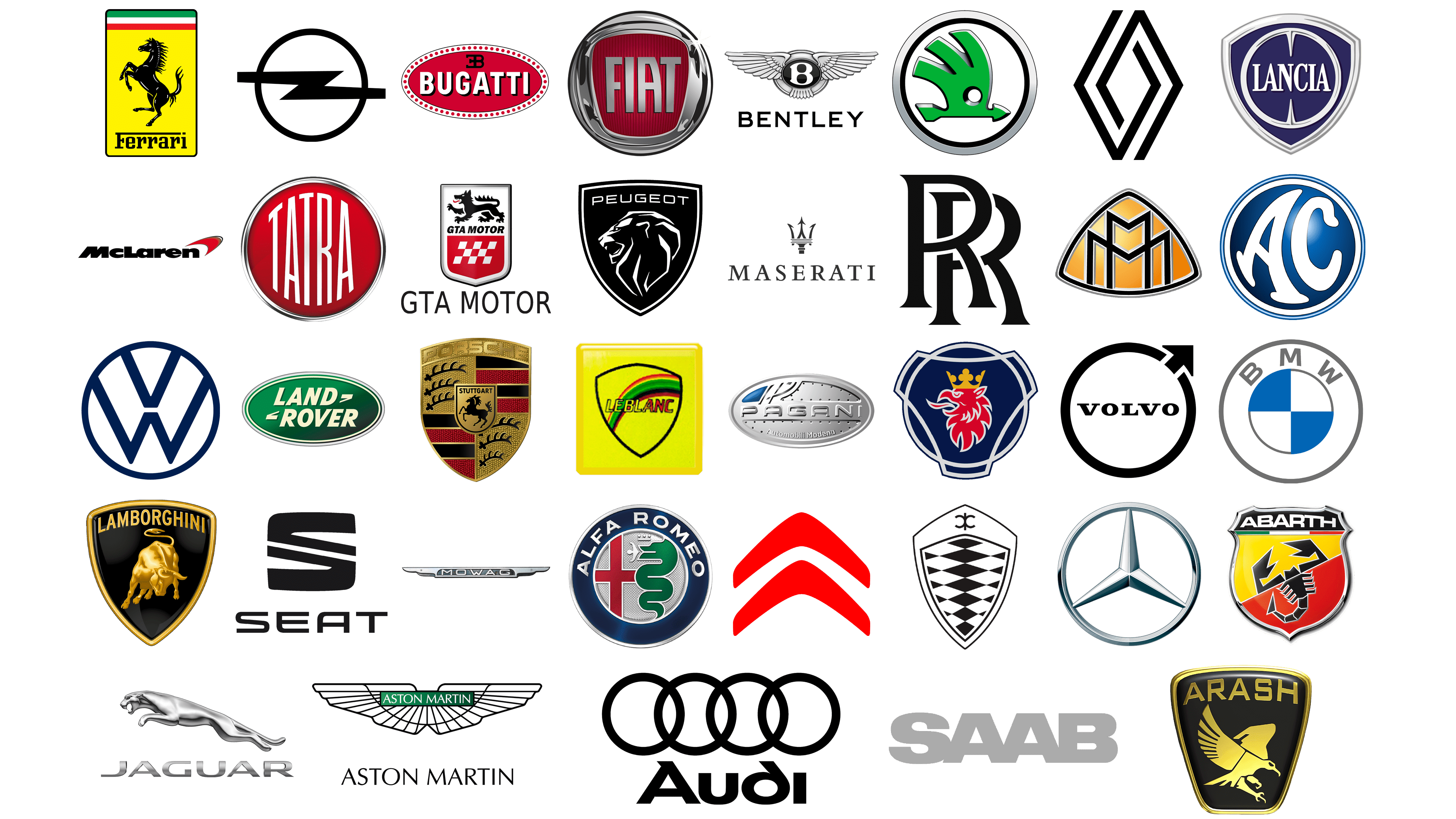 european-luxury-car-logos