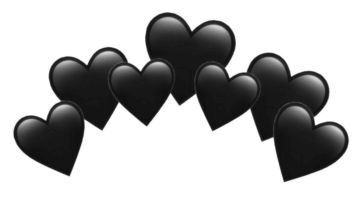 Black Heart Emoji Meaning and Treatment
