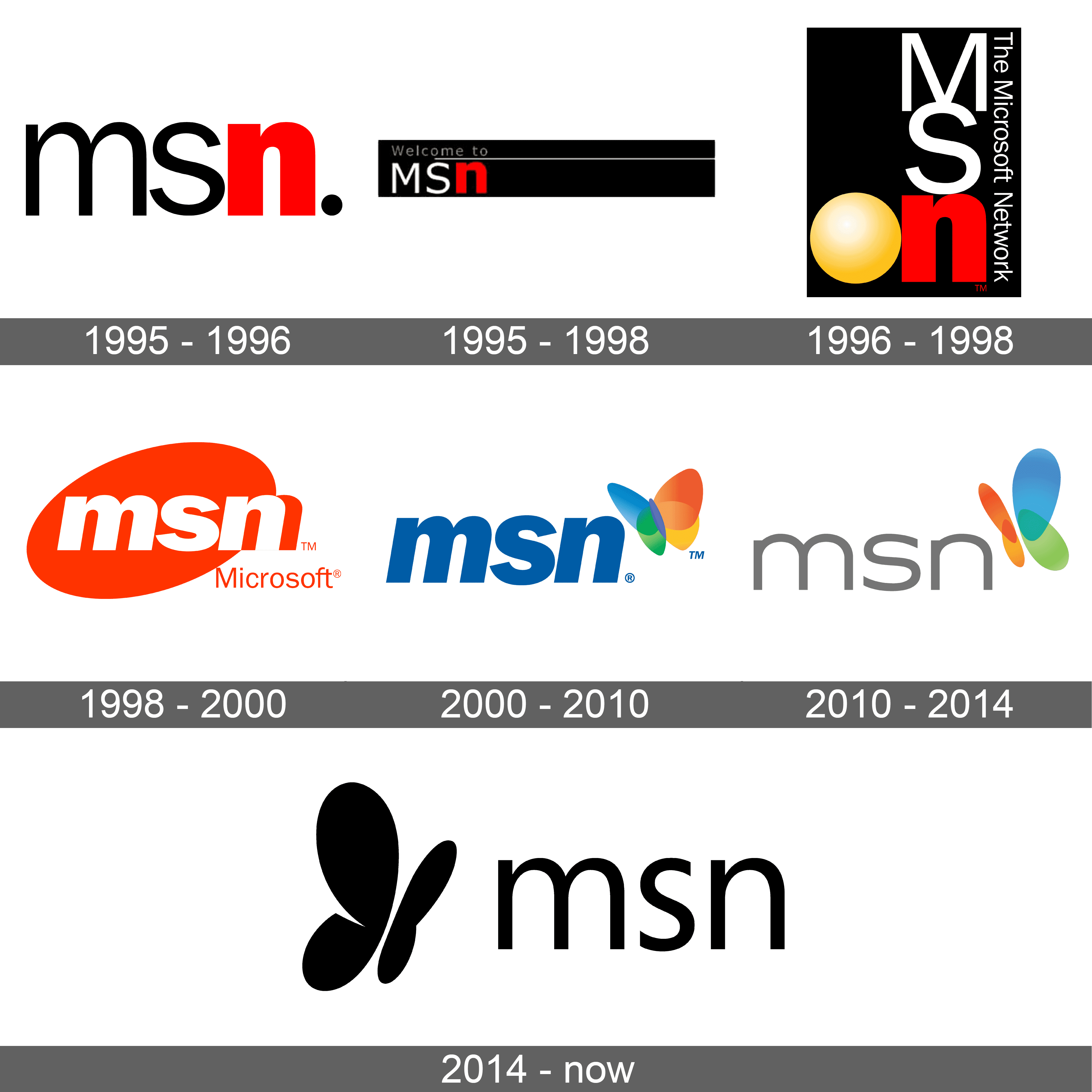 Verwaand Array Beeldhouwwerk MSN Logo and symbol, meaning, history, sign.