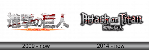 Attack On Titan Logo history