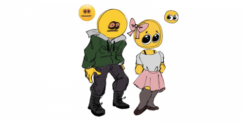 Cursed Emojis as Character Creations