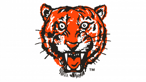 Detroit Tigers Logo 1957