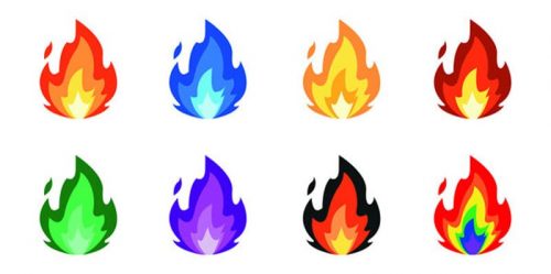 Fire Emoji colors