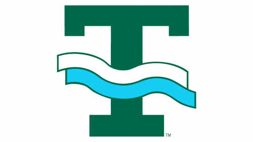 Tulane Green Wave Logo 1986