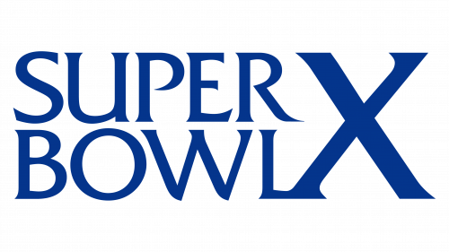 Super Bowl 10 Logo