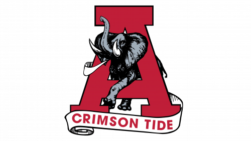 Alabama Crimson Tide Logo 1973