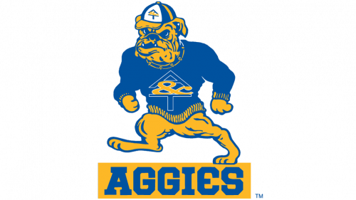 North Carolina AT Aggies Logo 1988