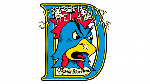 Delaware Blue Hens Logo 1987